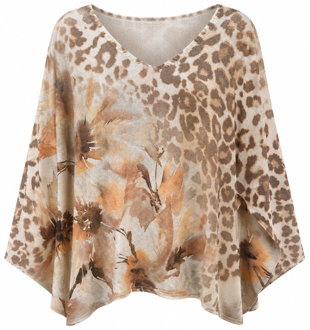 Rosina Print Sweater Leopard Blossom