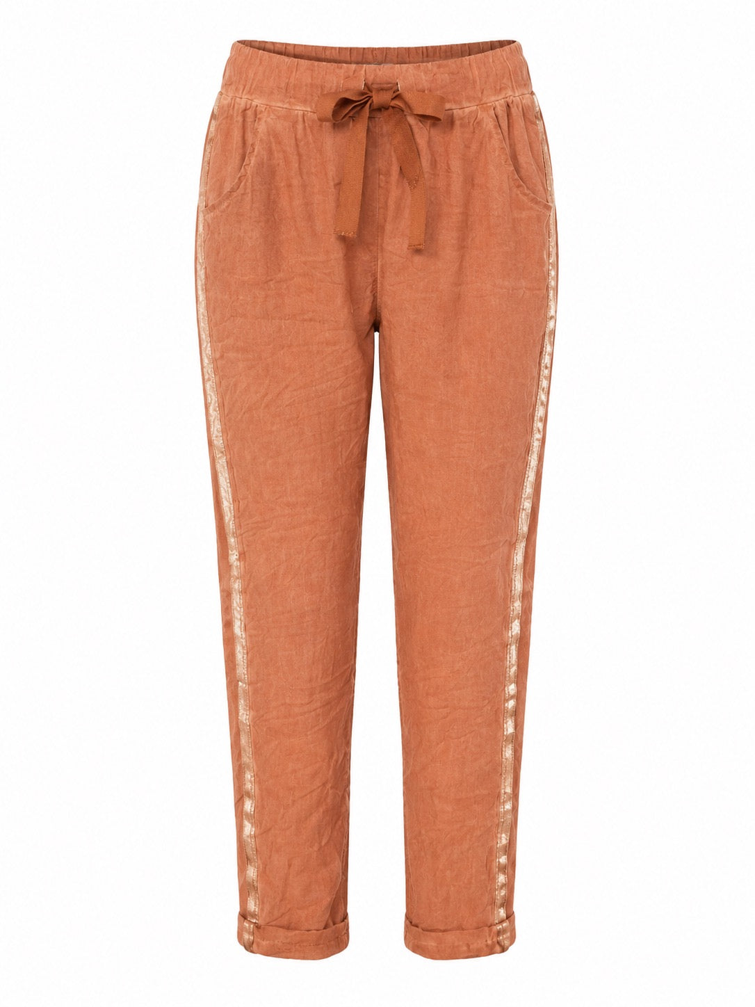 Anna Stretch Pant Burnt Orange
