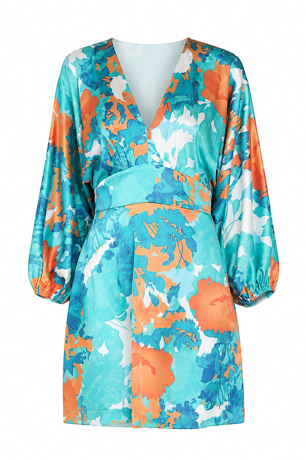 Talia Watercolor Tie Back Dress