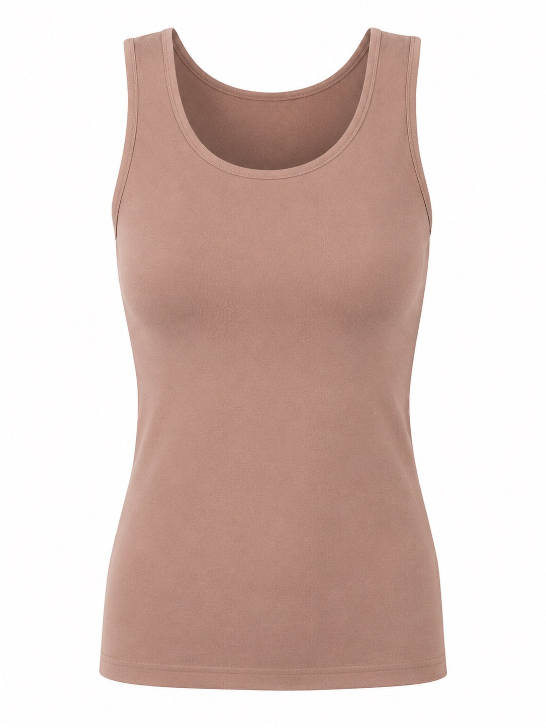 Diane Clean Line Sweet Heart Tank Mocha Mousse
