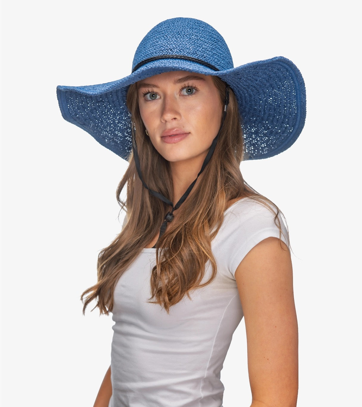 Shihreen Piper Sun Hat - Denim