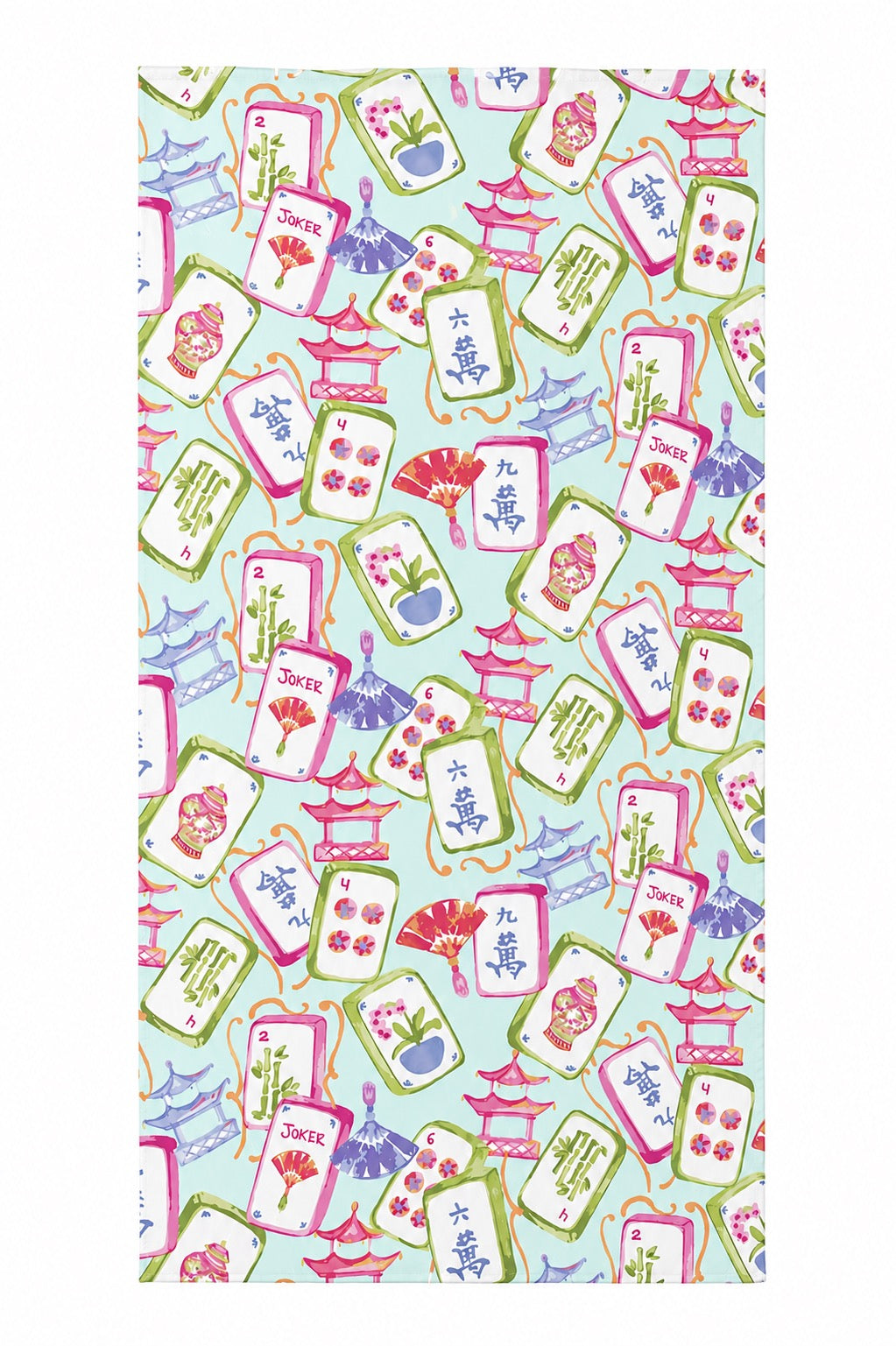 Mahjong Giant Beach Towel 40" x 70"