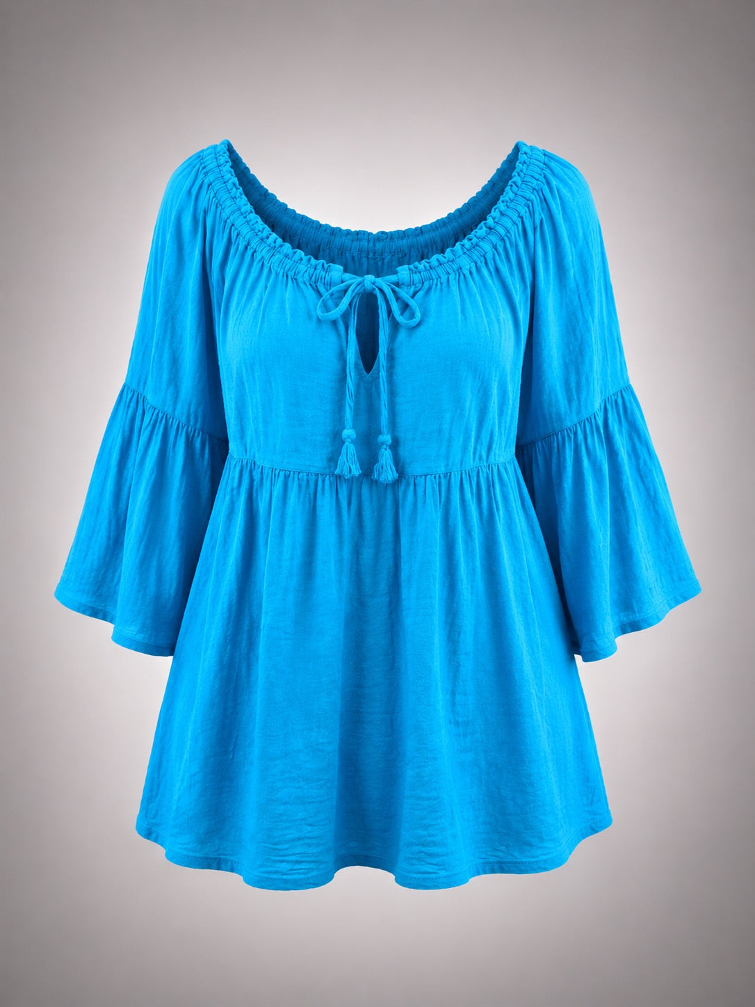 Azura Bell Sleeve Peasant Dress