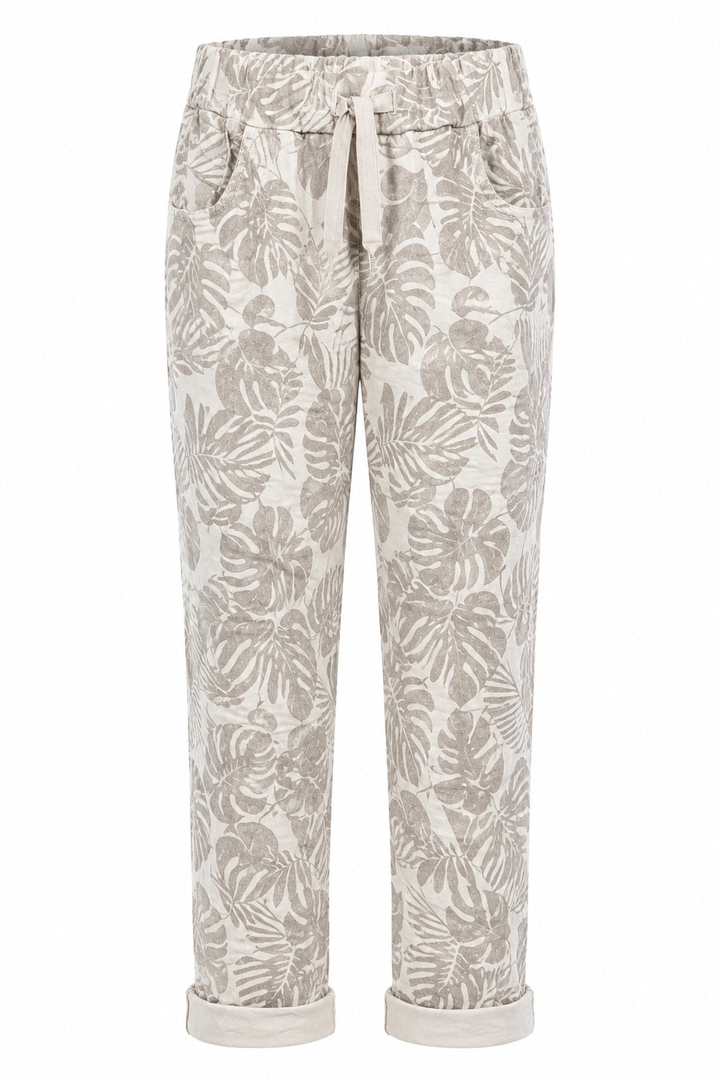 Lanna Stretch Pant  Leaf Print