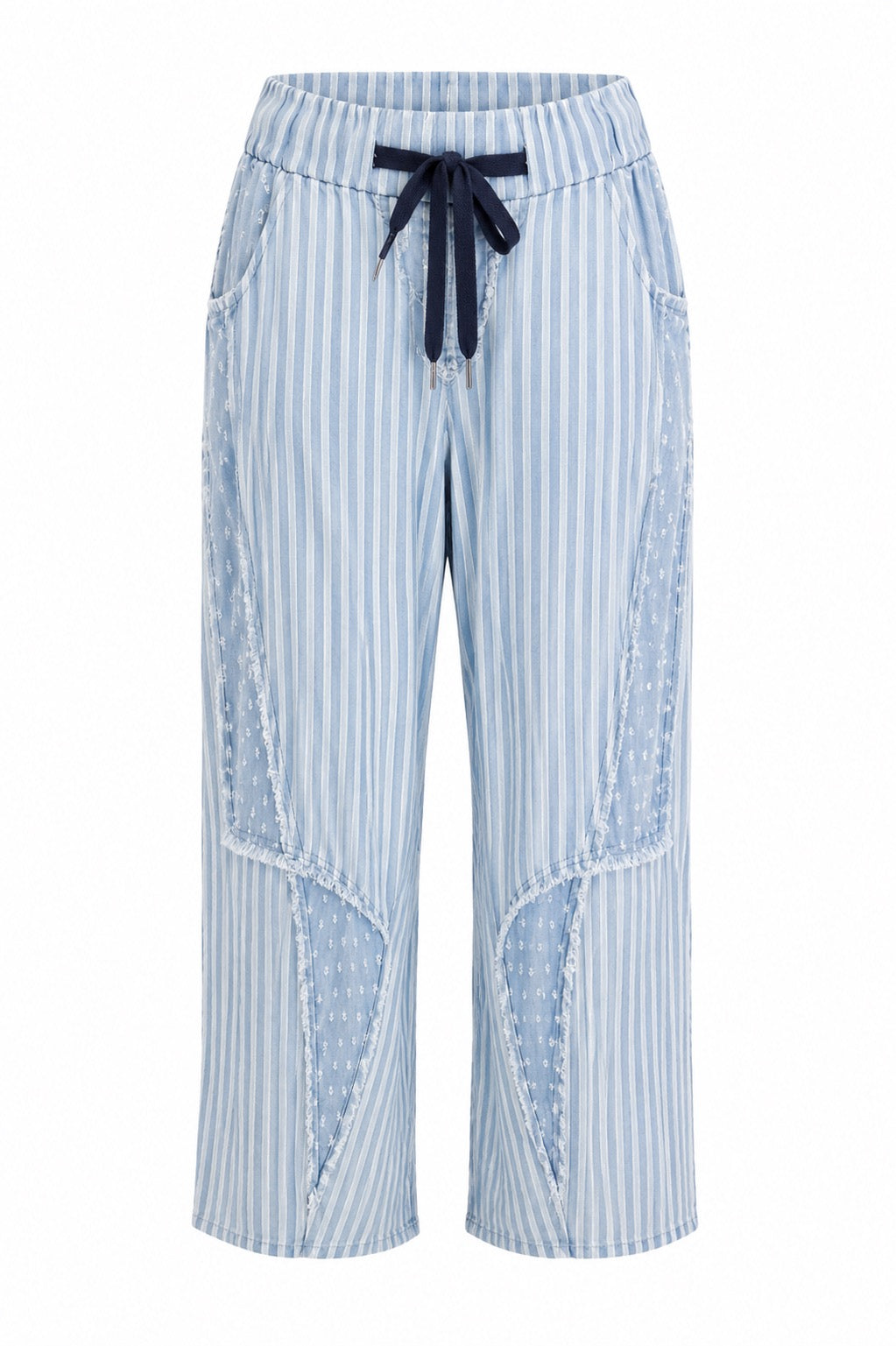 Emilia Casual boho striped pants flatlay