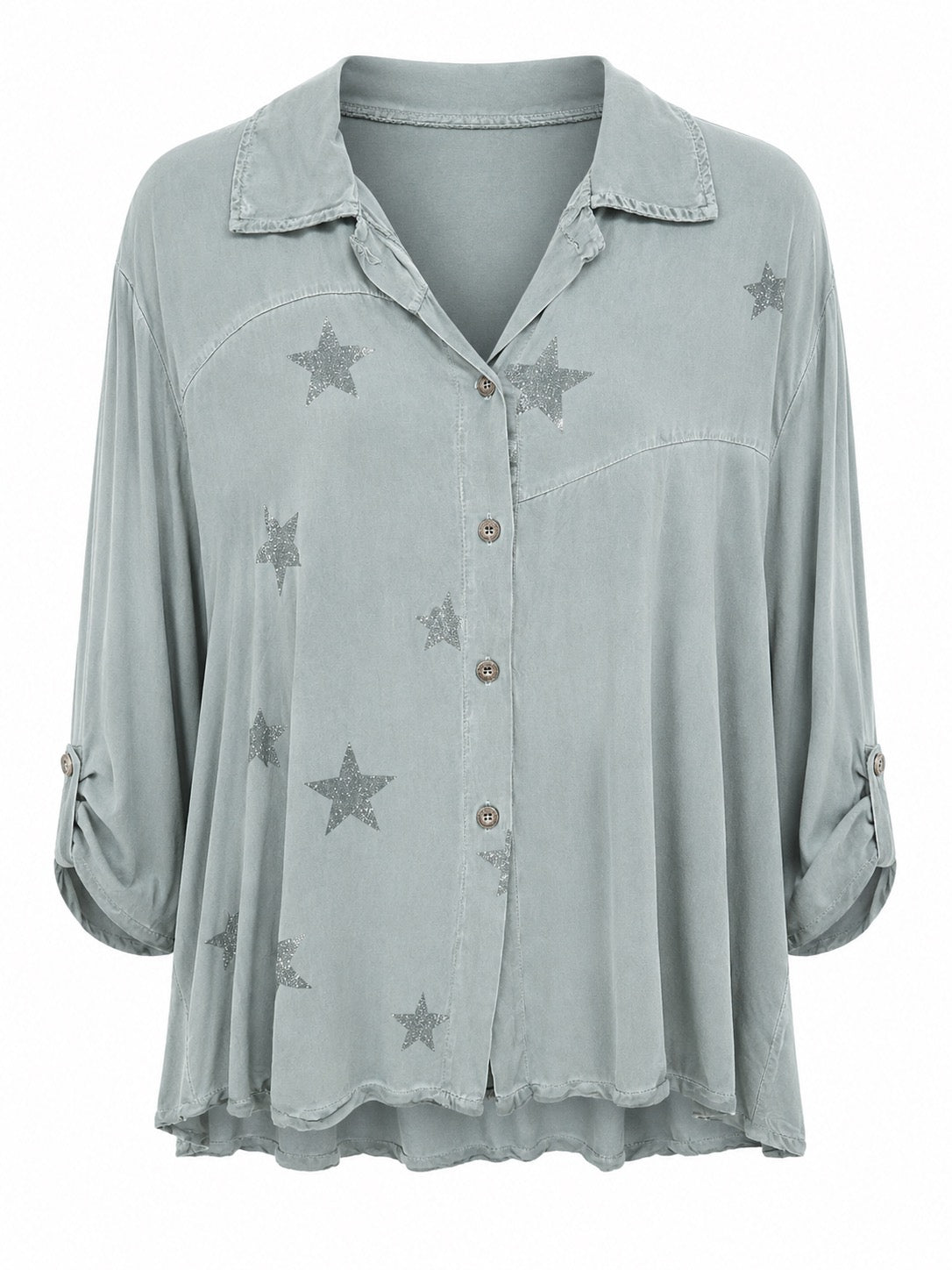 Stella Sage Glitter Star Top