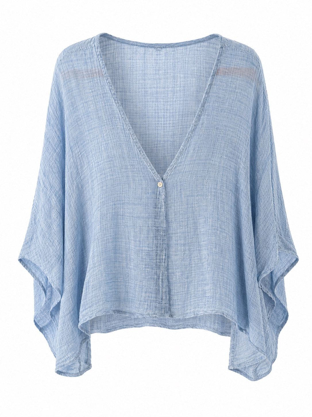 Lakelyn Chambray Italian Blouse