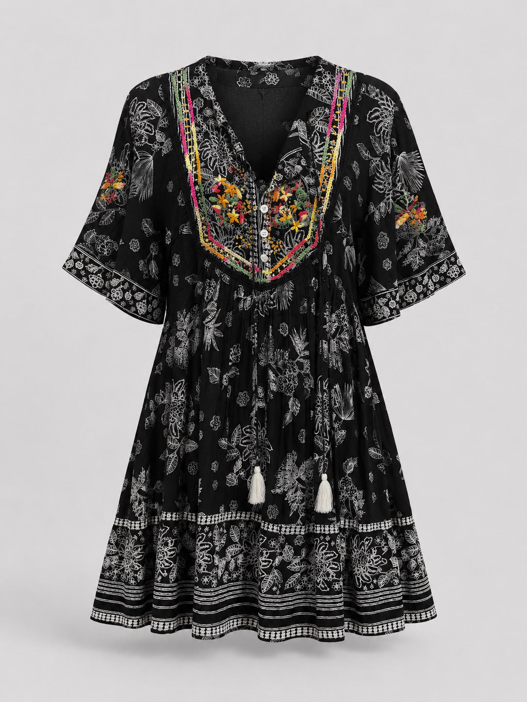 Valentina Floral Print Dress