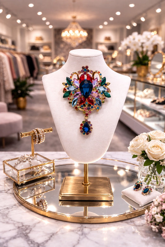 Multi Color Brooch