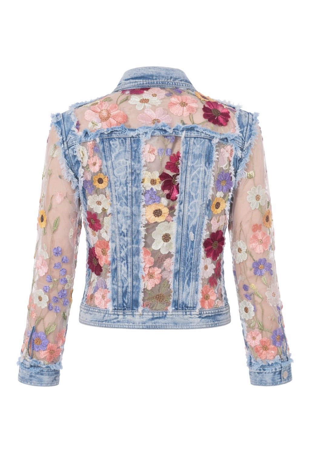 Briar Denim Flower/Lace Jacket