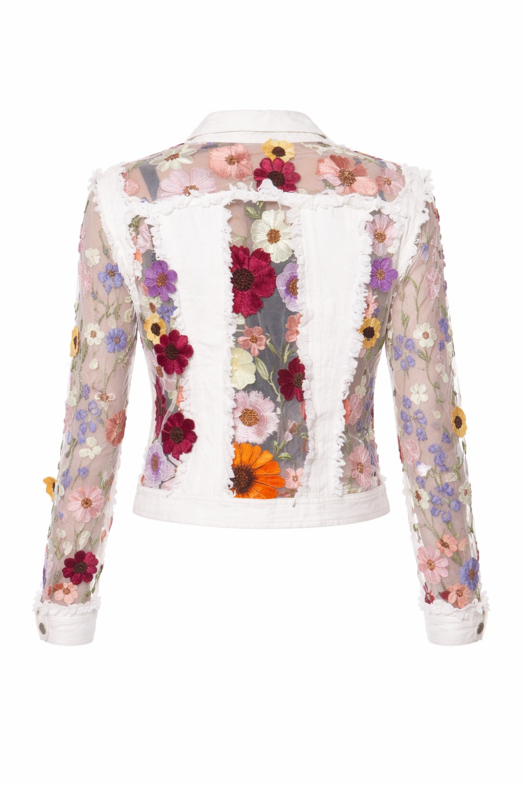 Briar Denim Flower/Lace Jacket