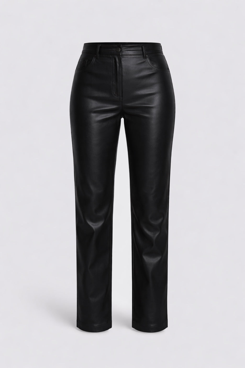 Lexis Faux Leather Pants - Black