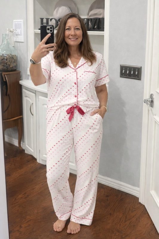 Day Dream Hearts PJ Salvage Set