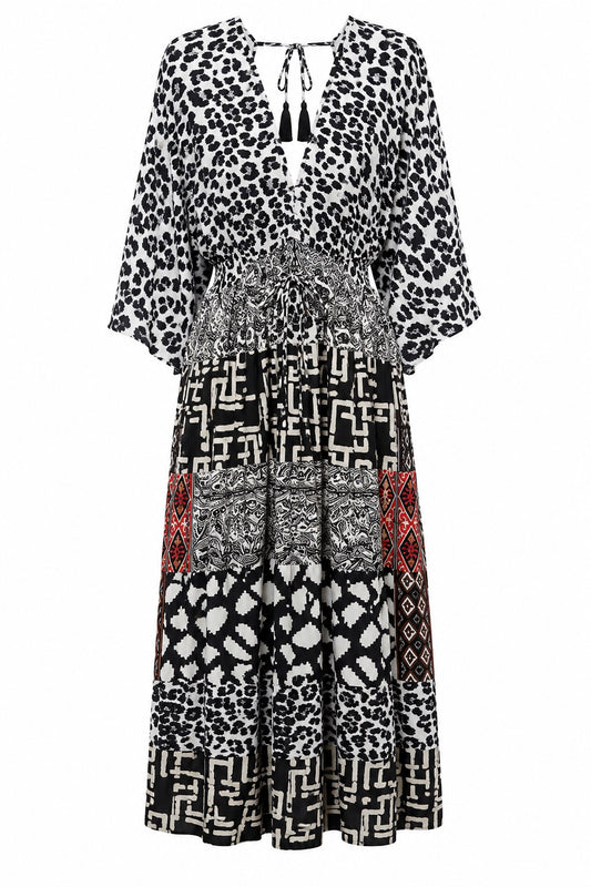 Isabella Heritage Print Dress O/S
