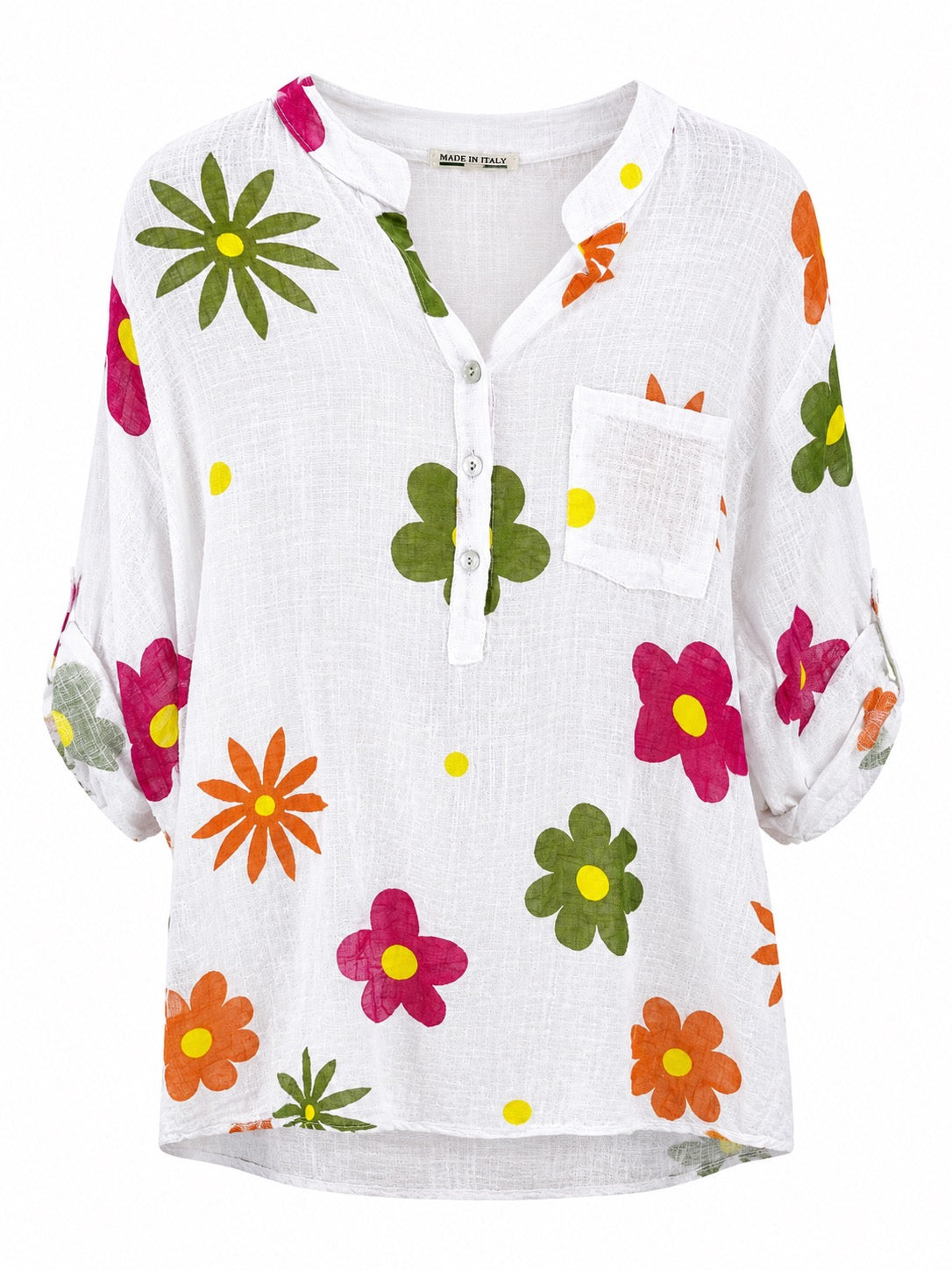 Giola Flower Print Top - O/S