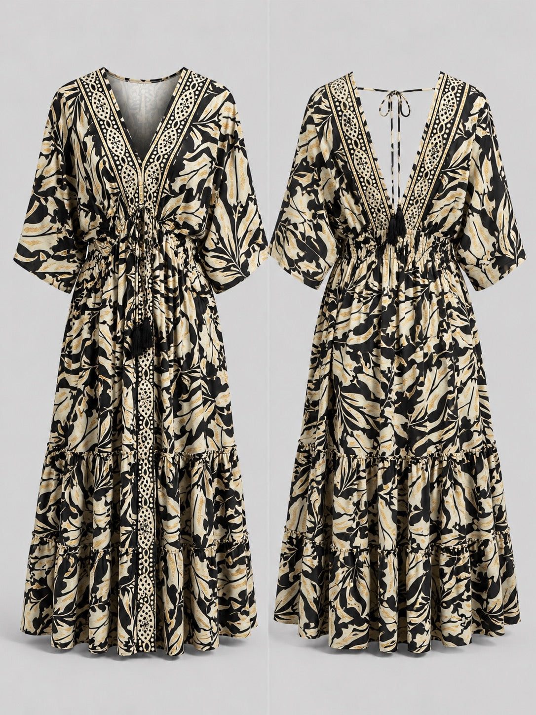 Isabella Heritage Print Dress O/S