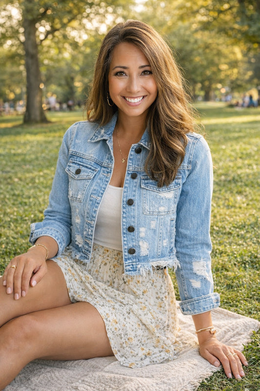 Rebel Fitted Jacket with Uneven Hem Black