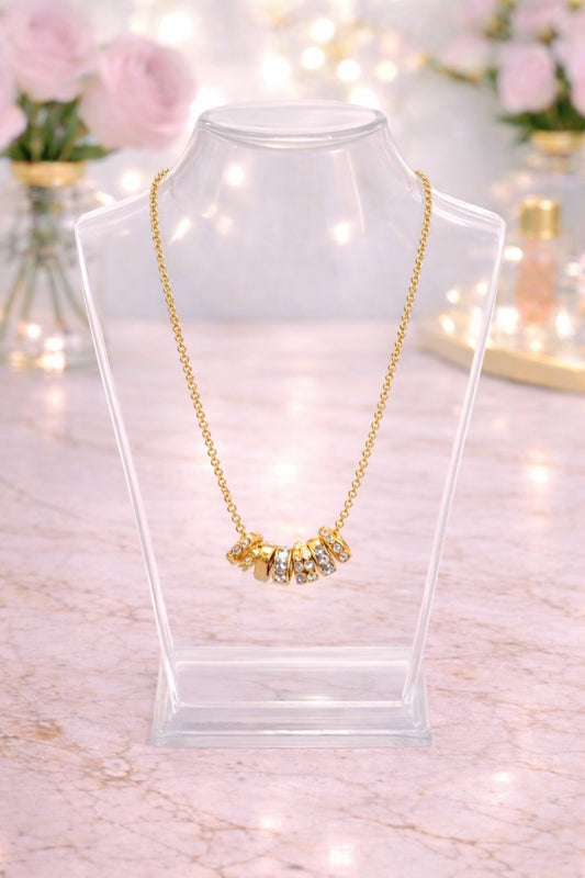 Gold Crystal Necklace
