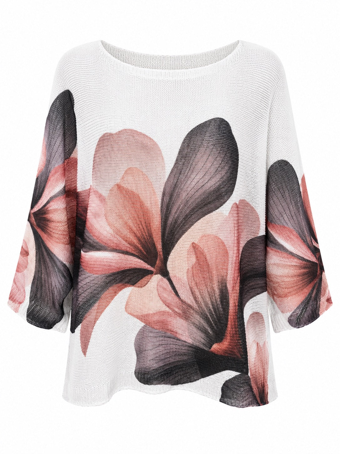 Citia Blush Petal Mesh Top O/S