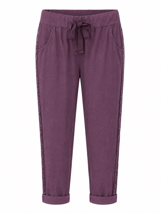 Anna Stretch Pant Merlot
