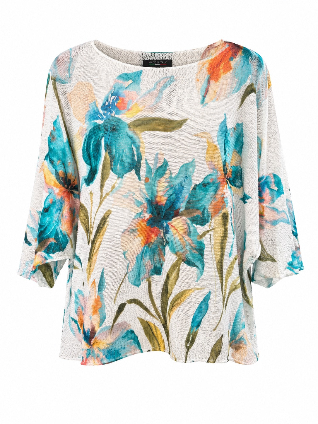 Citia Bloom Mesh Top Acqua O/S