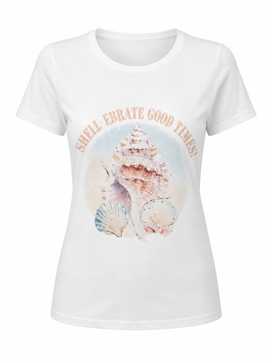 Indigo Blue - Shell-Abrate Good Times Top *Preorder*