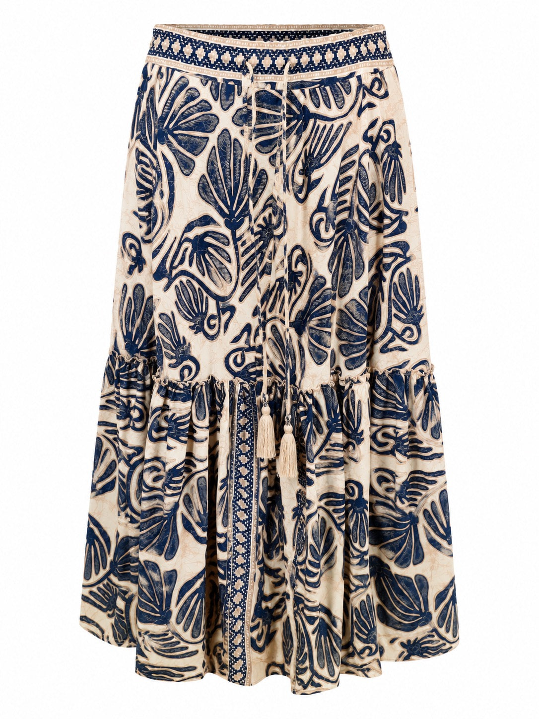 Lapis Printed Maxi Skirt