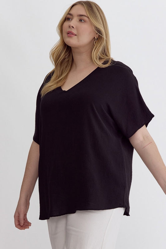 Cyndi Everyday Blouse Black