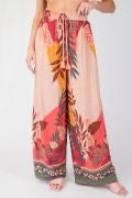 Selena Tropical Pant - Rose Green