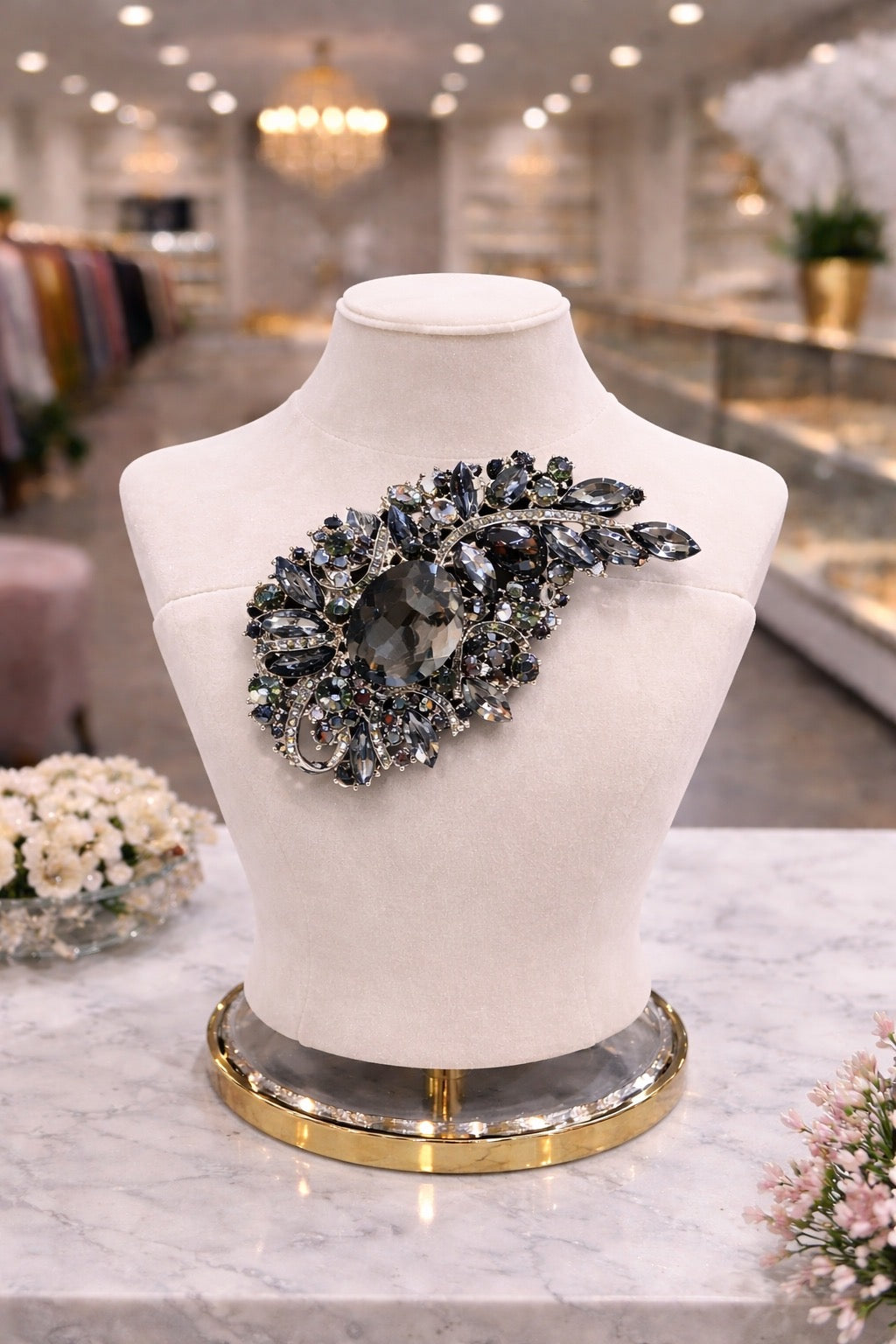 Large Smoke Brooch