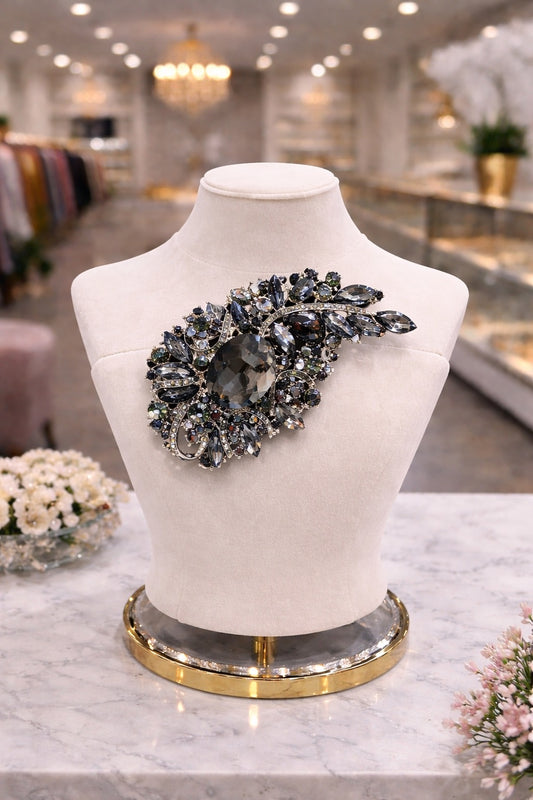 Large Smoke Brooch