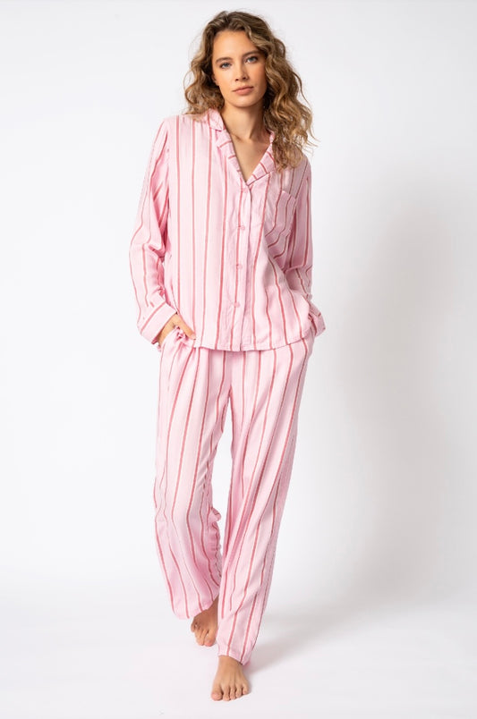 Pink Stripe PJs