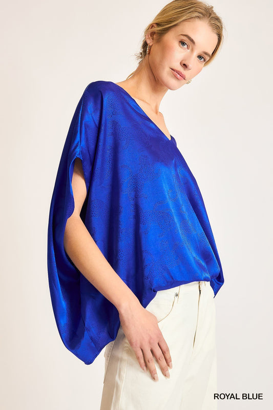 Kelsey Top Royal Blue
