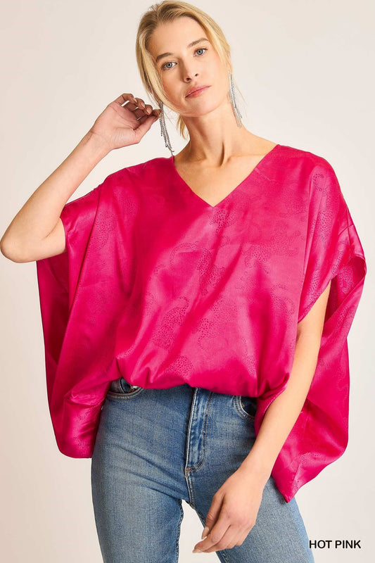 Kelsey Top Hot Pink