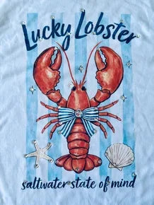 Indigo Blue - Lucky Lobster Top *Preorder*