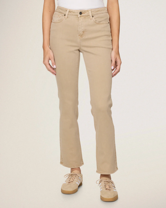 Aldie High-Rise Western Jean Sand
