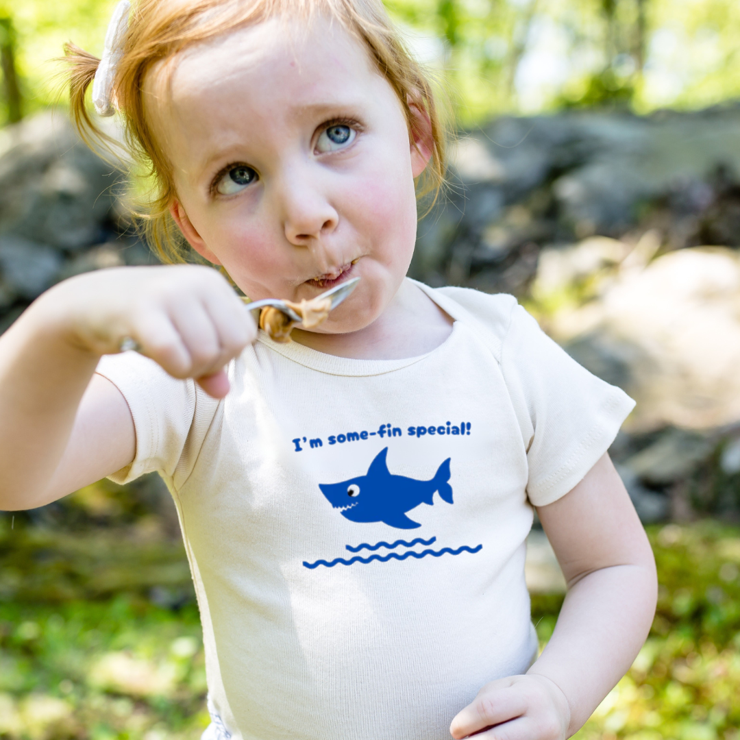 I'm Some-Fin Special Baby Shark Short Sleeve Romper