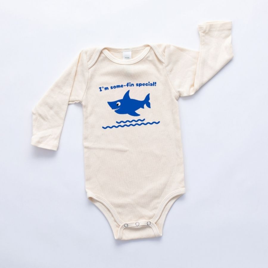 I'm Some-Fin Special Baby Shark Long Sleeve Romper