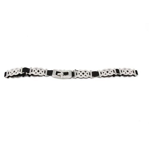 Silver Stretch Belt