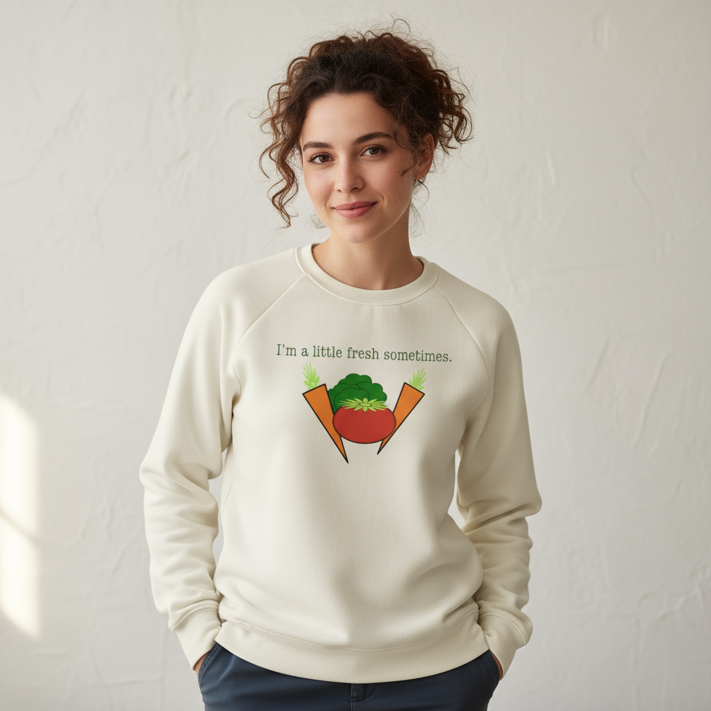 I'm A Little Fresh Adult Sweatshirt