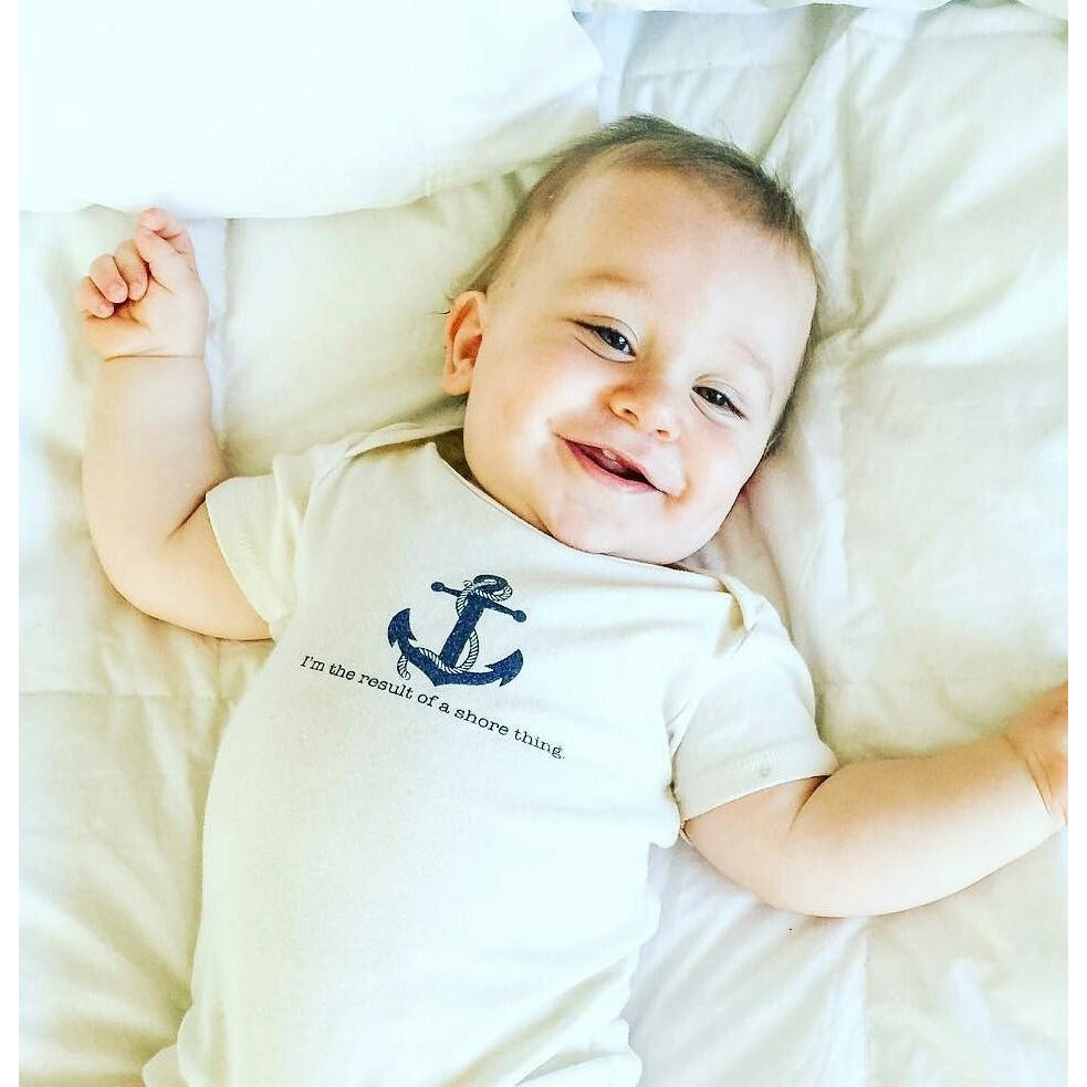 Shore Thing Nautical Short Sleeve Romper