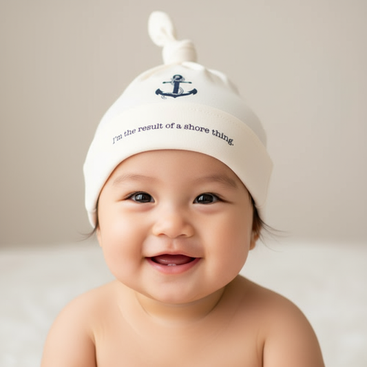 Shore Thing Nautical Baby Hat