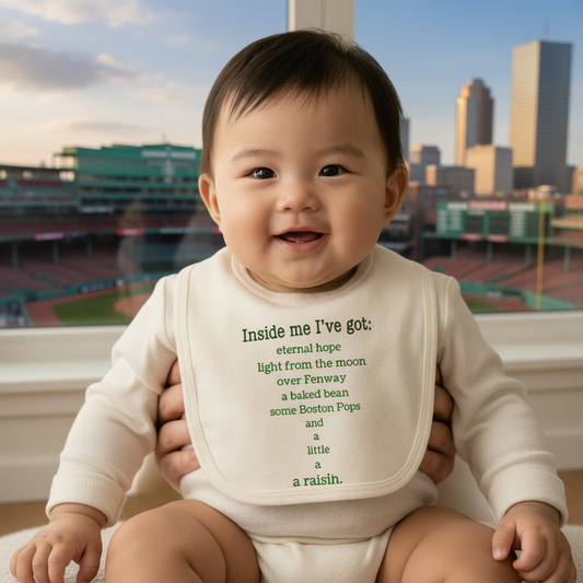 Boston Poem Baby Bib