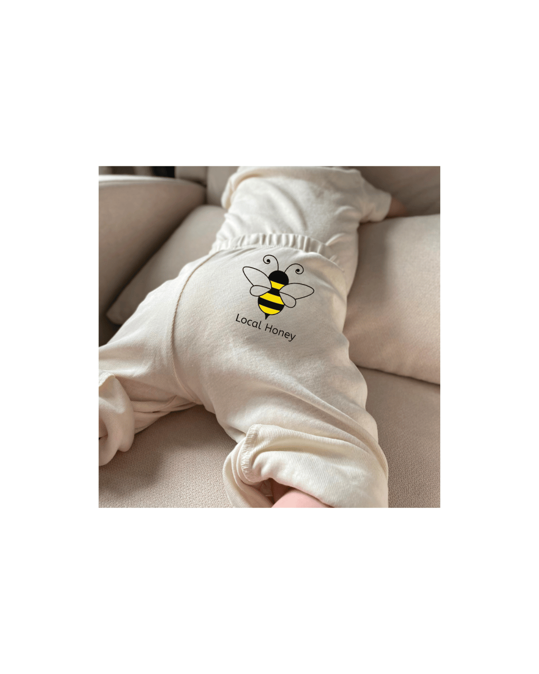 Local Honey Short Sleeve Romper & Pants Gift Set