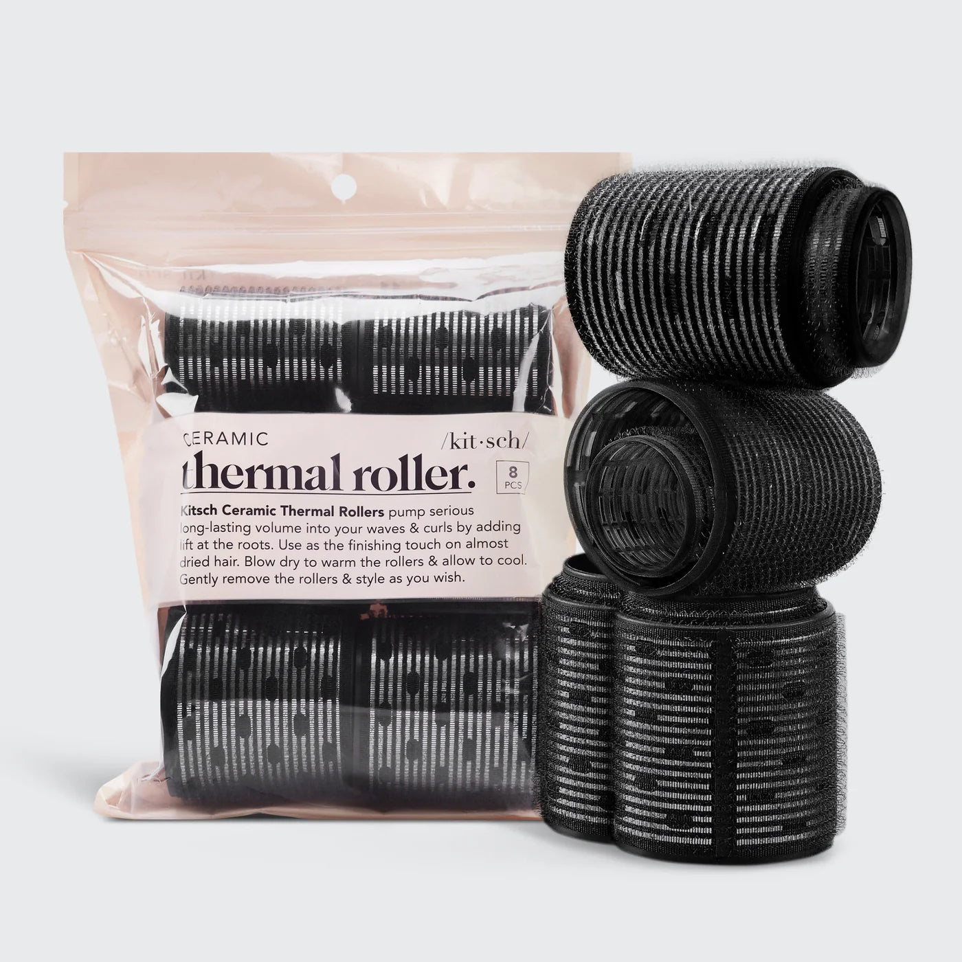 KITSCH Ceramic Thermal Rollers 8pc Set