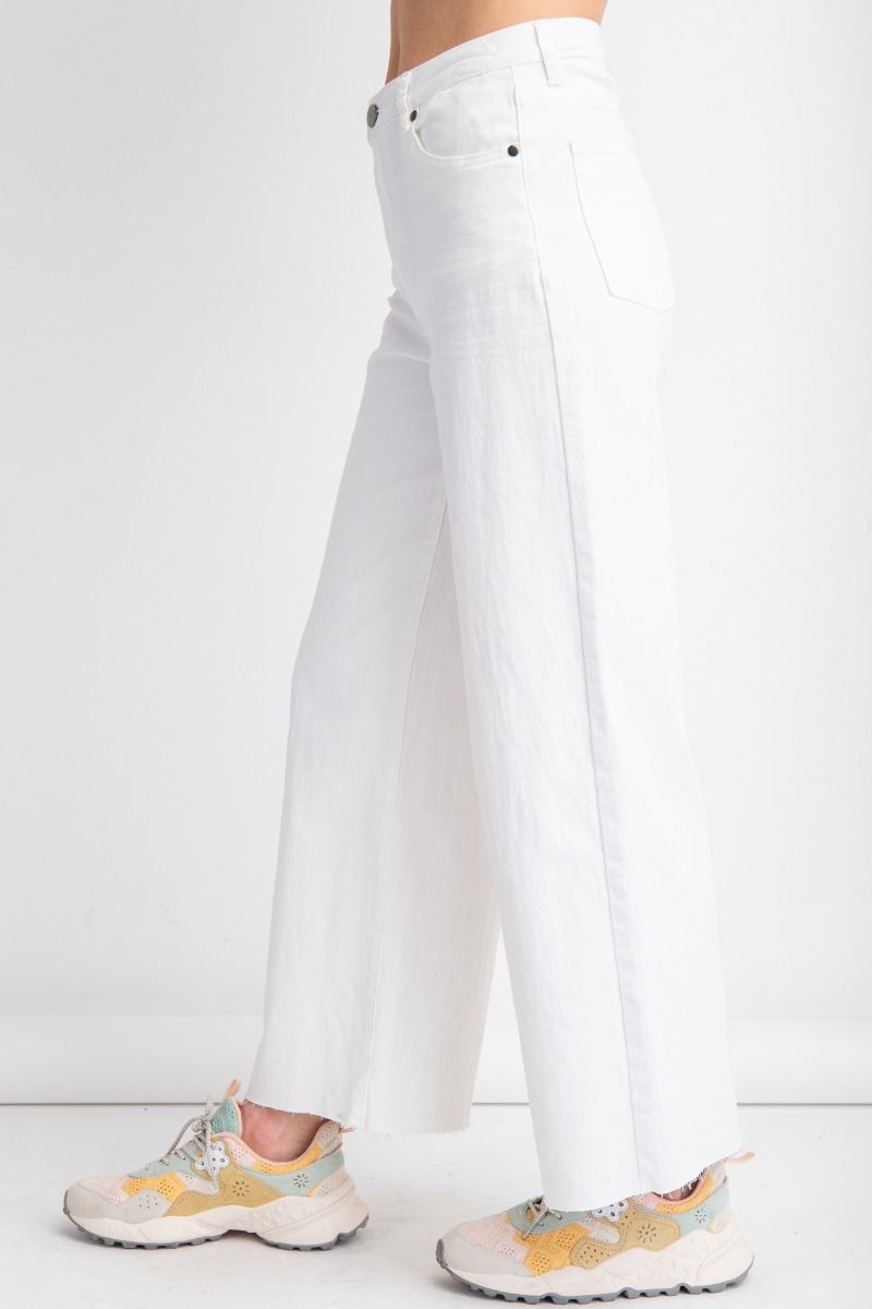 Brynn Stretch High Waisted Pants White