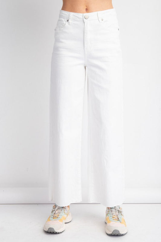 Brynn Stretch High Waisted Pants White