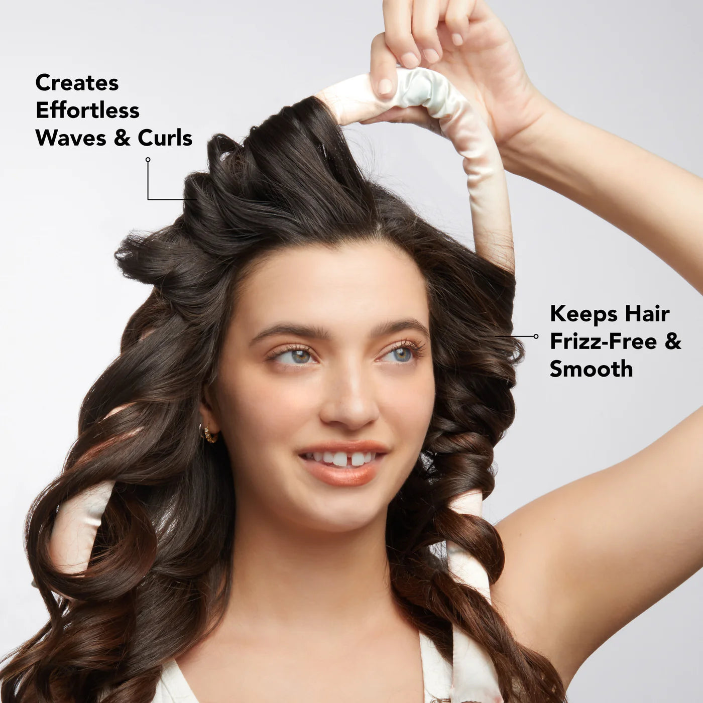 KITSCH Sunset Tie Dye Satin Heatless Curling Set