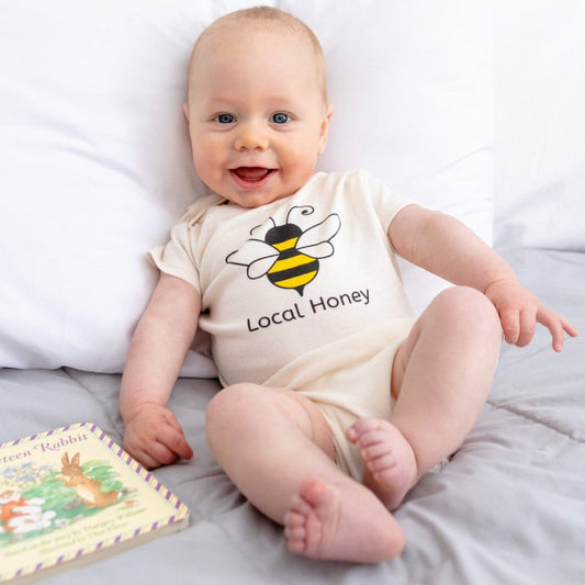 Local Honey Short Sleeve Romper & Pants Gift Set