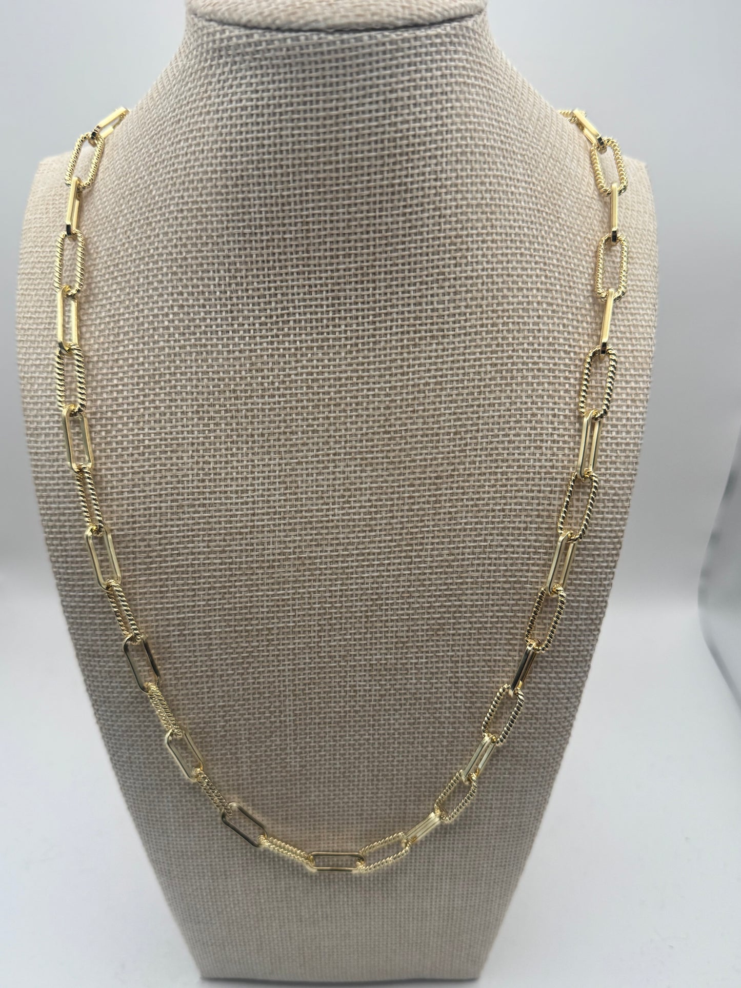 Gold Chain Link Necklace
